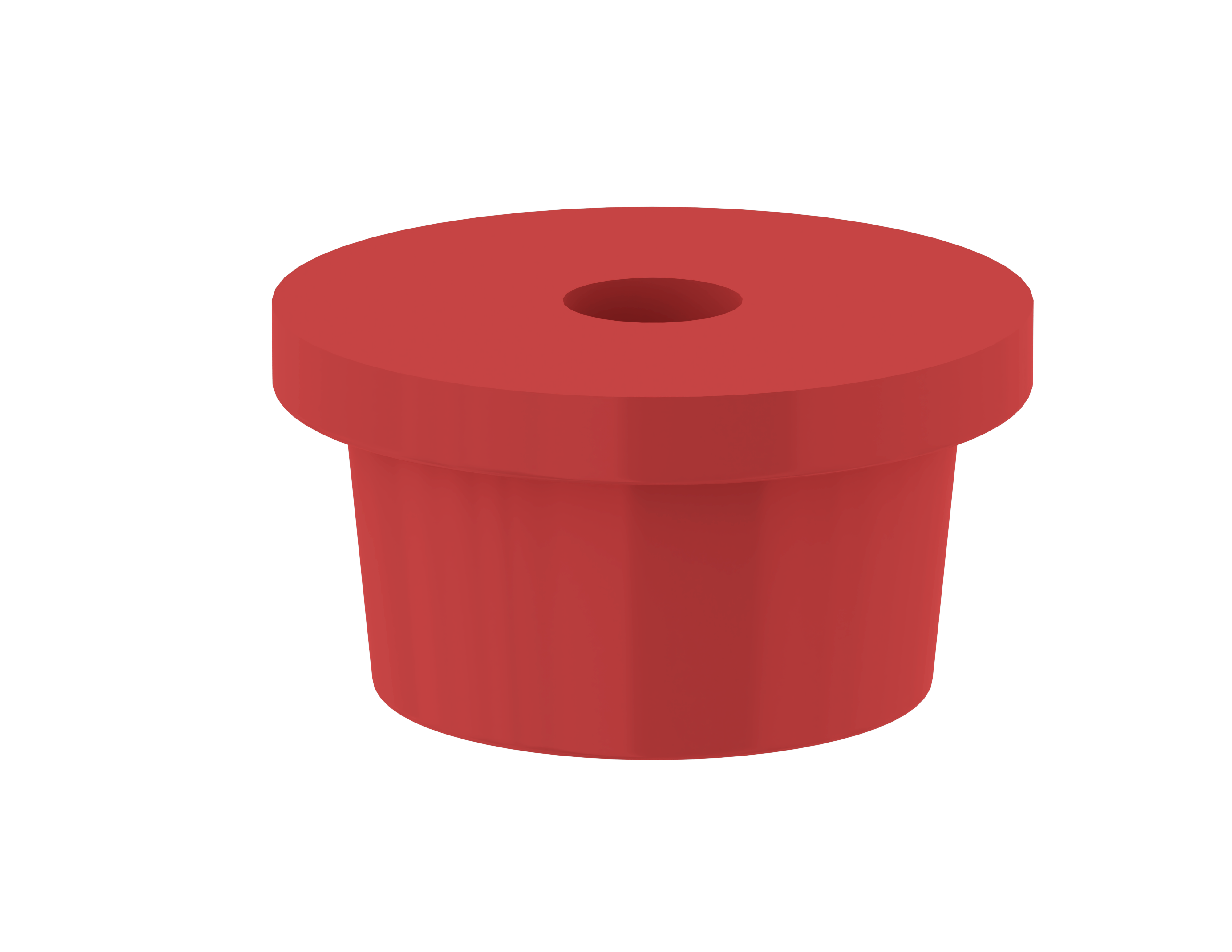 Redutor de Vazão em TPE - Ø4,5 mm - Vermelho